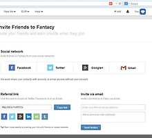 Invite Friend Option in Fantacy - http://www.fancyclone.net by hitasoft