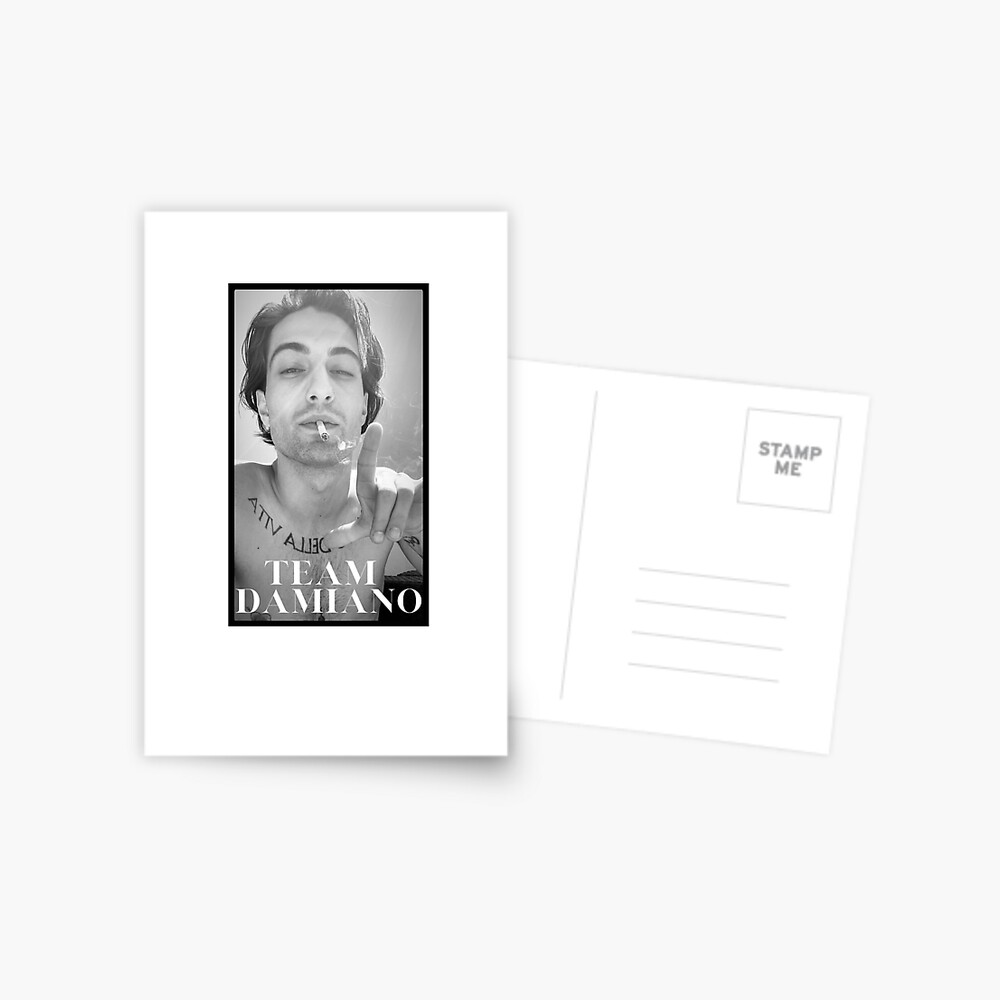 Damiano David Maneskin Postcard By Romarieofficial Redbubble