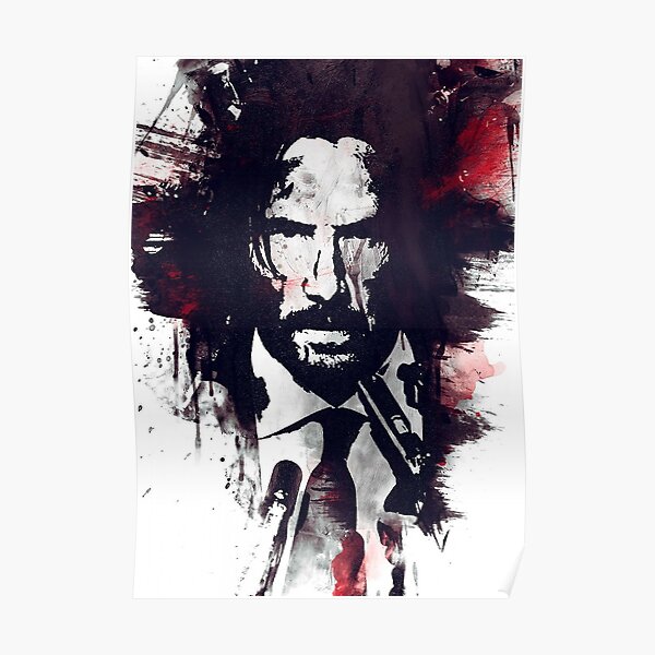 Zt John Wick Chapter Parabellum Keanu Reeves Movie Poster Prints