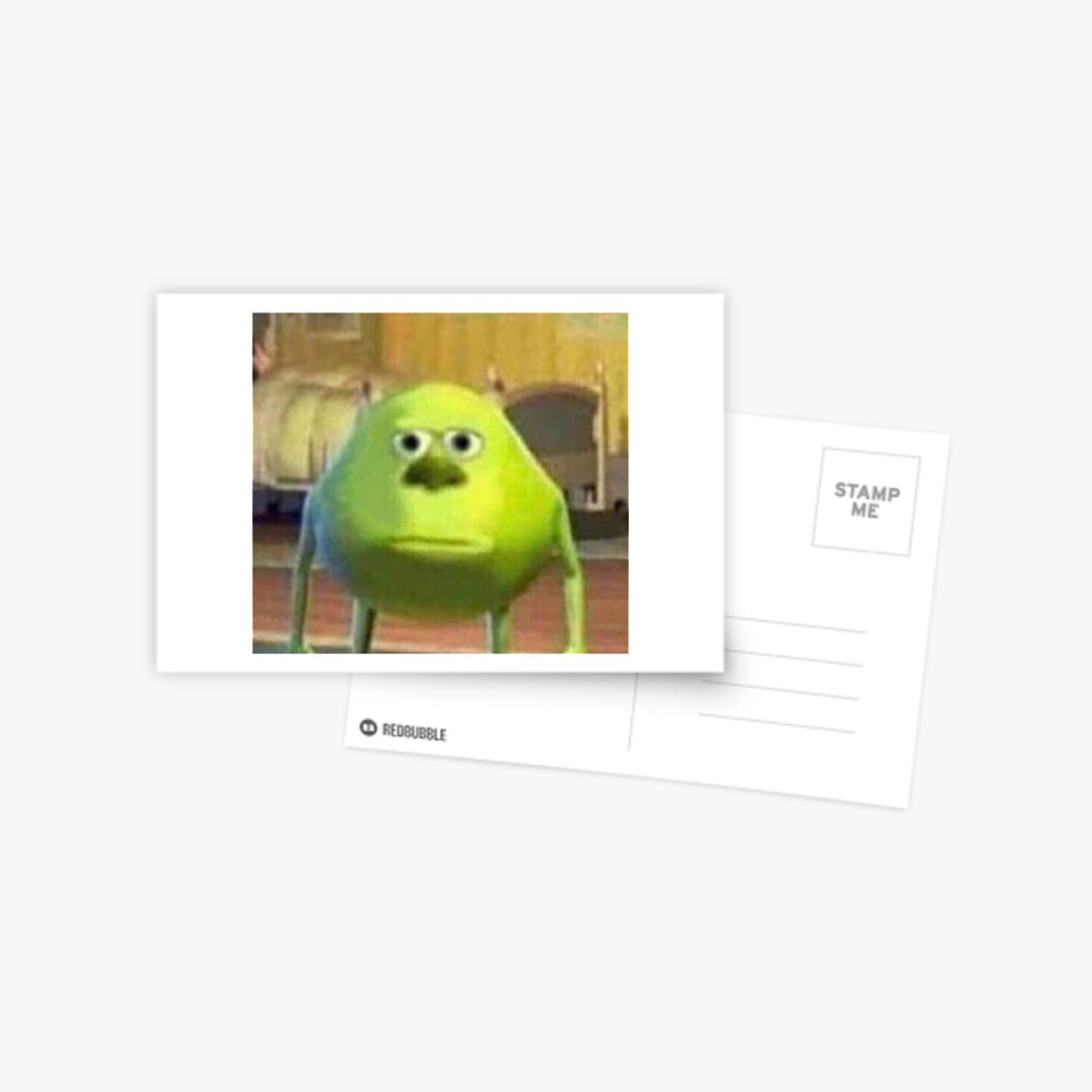 Mike Wazowski Meme Postcard For Sale By Martimmendes Redbubble