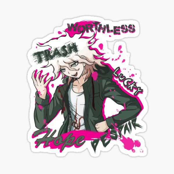 Nagito Komaeda Sticker For Sale By Nsissyfour Redbubble