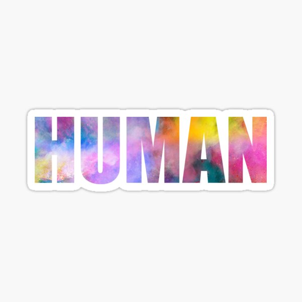 HUMAN LGBT Flag Gay Pride Month Transgender Rainbow Lesbian Sticker For Sale By Mriganka5137