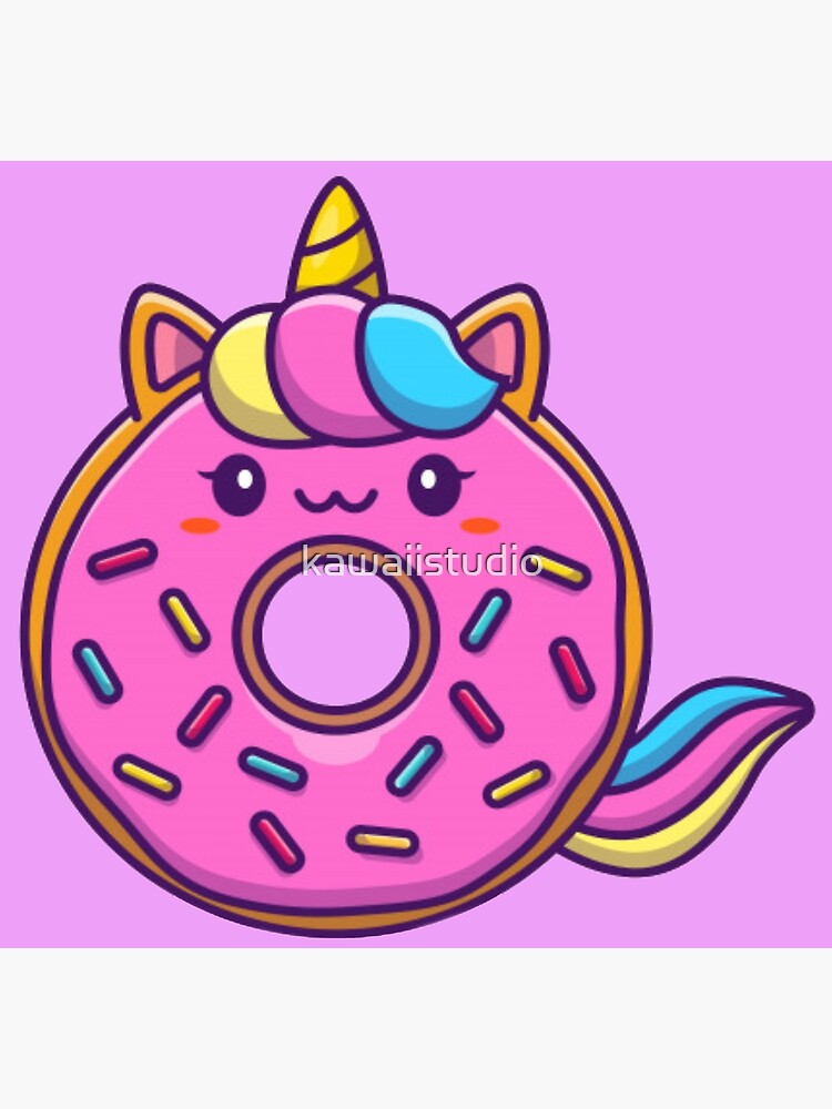 Kawaii Unidonut Poster For Sale By Kawaiistudio Redbubble