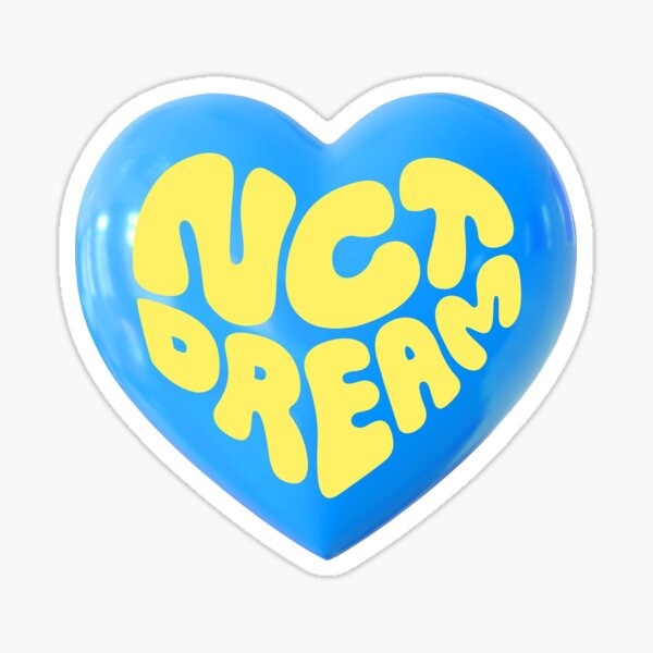 NCT Dream Heart Logo Hello Future NCT Dream Hot Sauce Repack Sticker