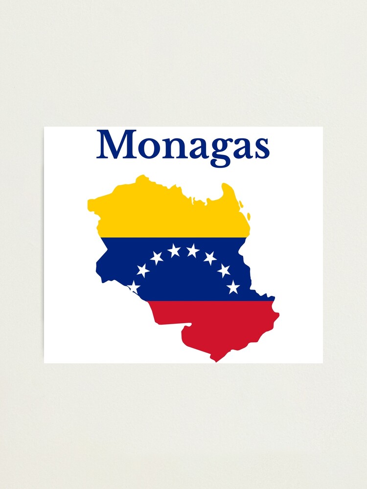 L Mina Fotogr Fica Dise O De Mapa Del Estado De Monagas Venezuela De