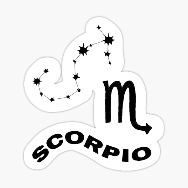 Scorpio Sticker Pack Sticker For Sale By Sydn Y Redbubble