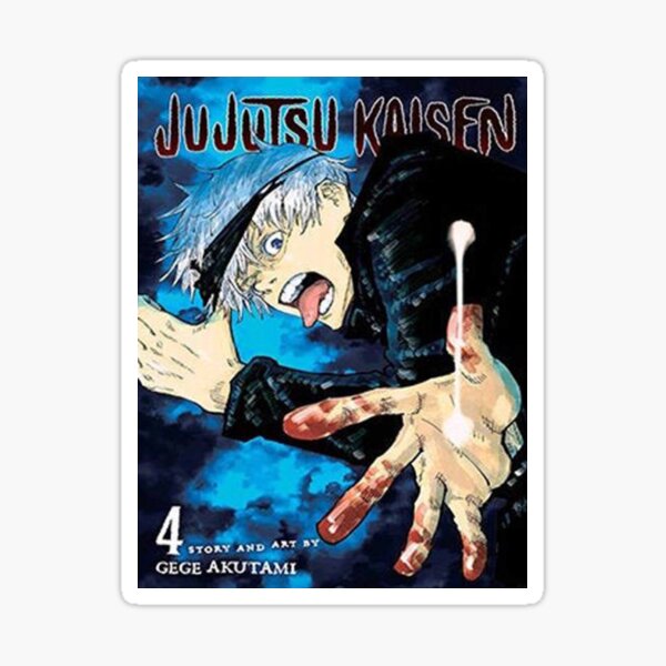 Manga Jujutsu Kaisen Poster Sticker For Sale By Na Rios Redbubble