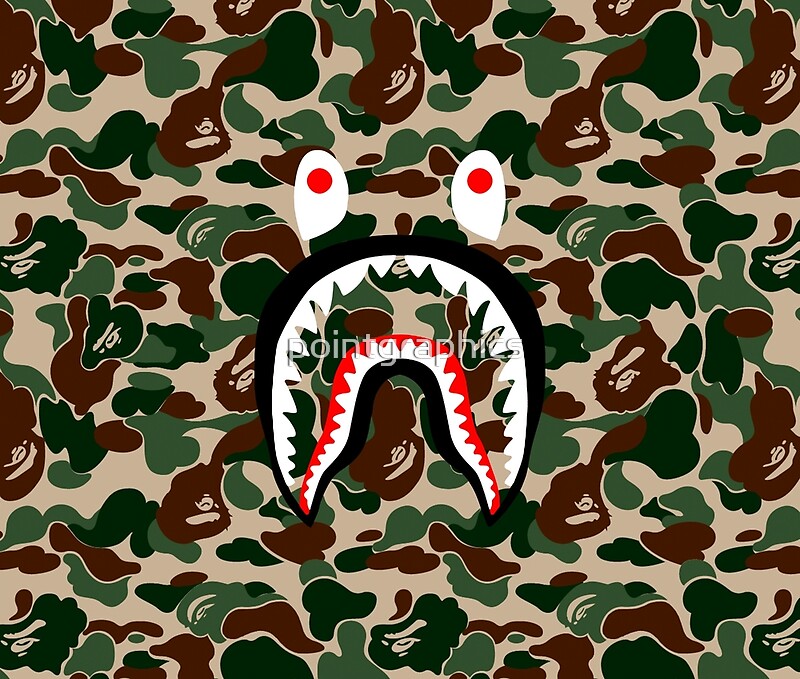 Bape Painting And Mixed Media Prints Redbubble