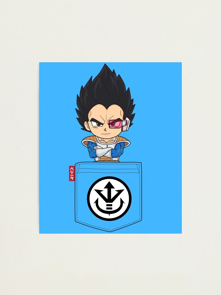 Pocket Chibi Saiyan Prince Vegeta Photographic Print For Sale By