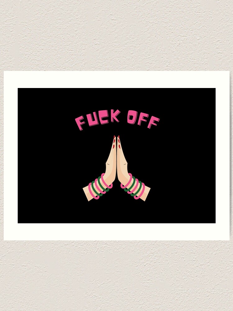 Please Fuck Off Emoji With Style Art Print For Sale By Summerdonna