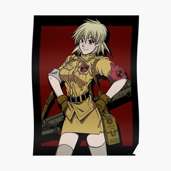 Seras Victoria Poster For Sale By Retro Freak Redbubble