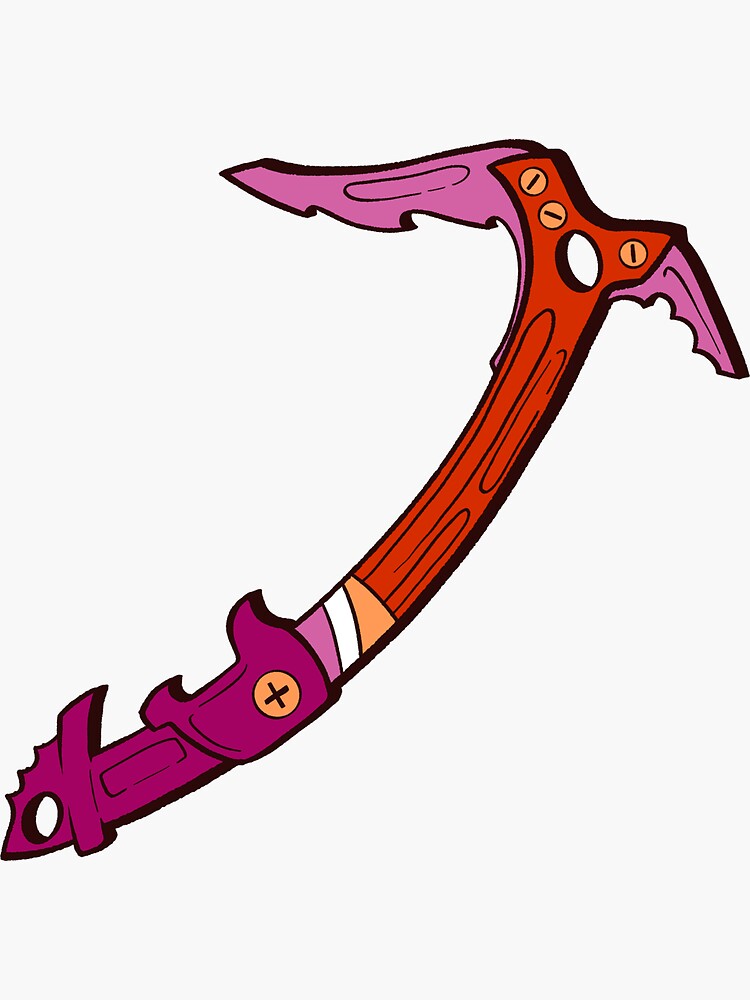 Lesbian Pride Climbing Axe Sticker For Sale By Jarcup Redbubble