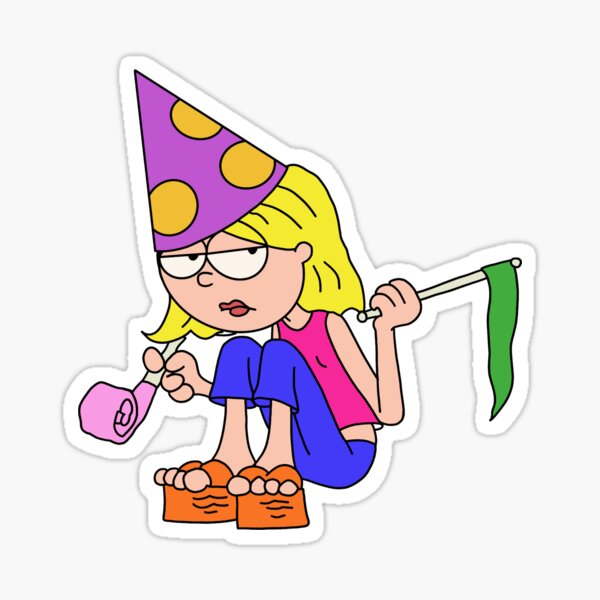 Party Lizzie McGuire Cartoon Sticker For Sale By Ascar22 Redbubble