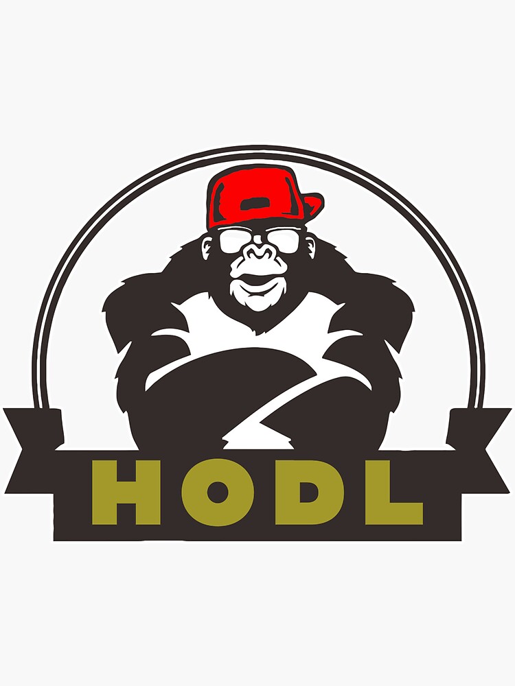 Gorilla Gang HODL AMC GME Ape Meme Stonk Fan SHIRT Sticker By Cometos