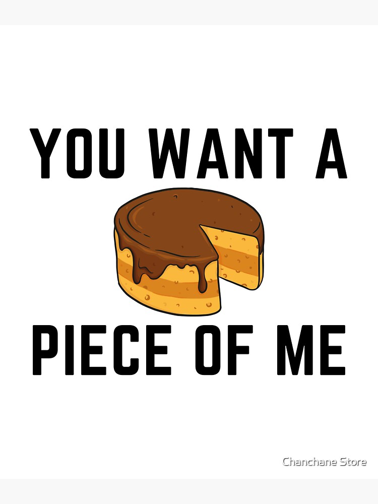 You Want A Piece Of Me Sticker For Sale By Ayoubchanchane Redbubble