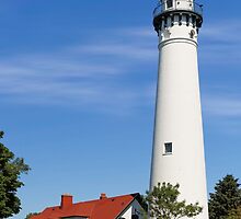 Wisconsin's Wind Point Lighthouse by Kenneth Keifer