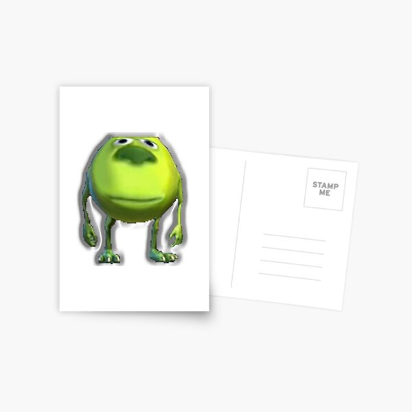 Mike Wazowski Meme Postcard For Sale By Martimmendes Redbubble