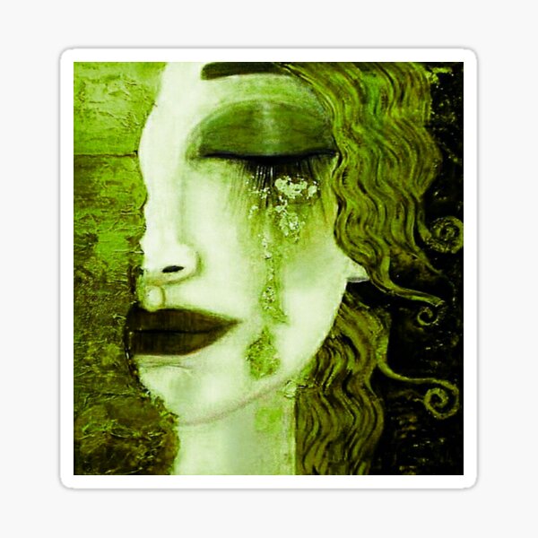 Gustav Klimt Tears Sticker For Sale By Vivanne Art Redbubble