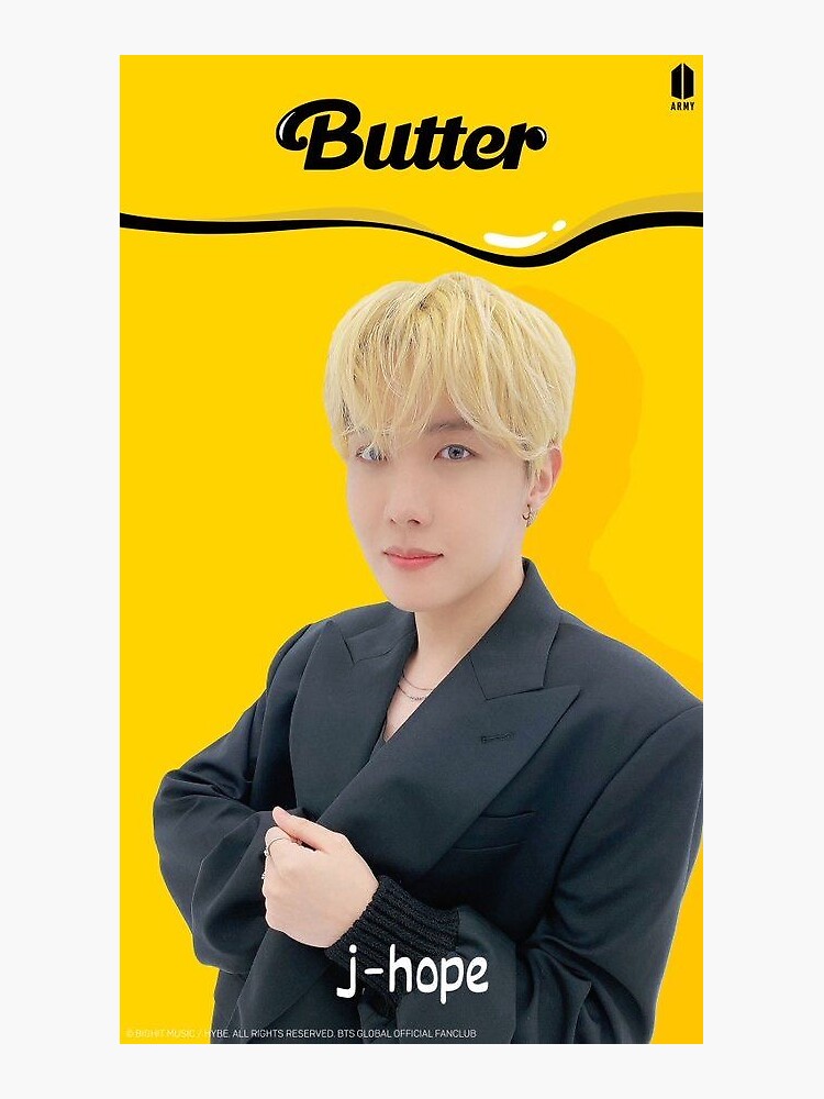 Jung Hoseok Butter Concept Sticker For Sale By Jenkyuu Redbubble