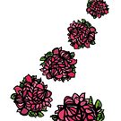 Falling Roses (Asymmetrical) by hiraeth