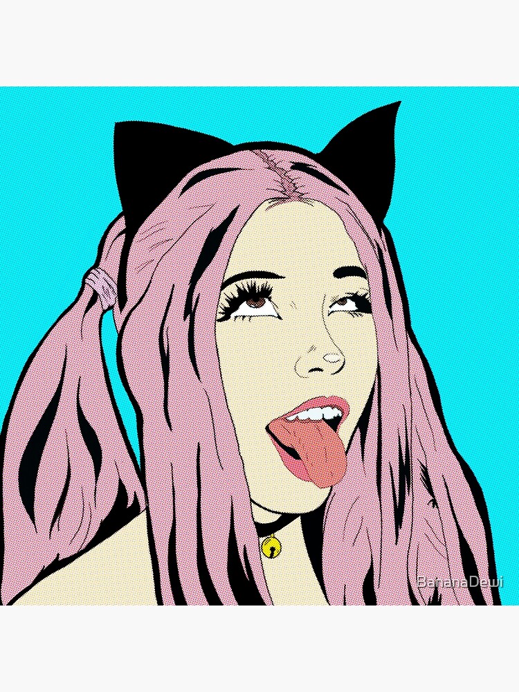 P Ster Ahegao Cat Girl Hentai Anime De Bananadewi Redbubble