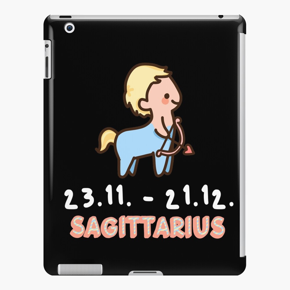 Kawaii Zodiac Sign Sagittarius Boy With Arrow IPad Case Skin For