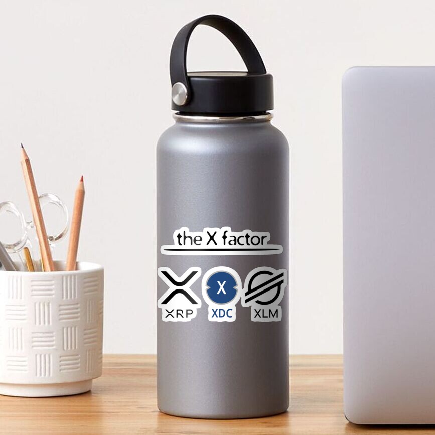 The X Factor XLM XRP XDC Sticker For Sale By PopFoxT Shirts Redbubble