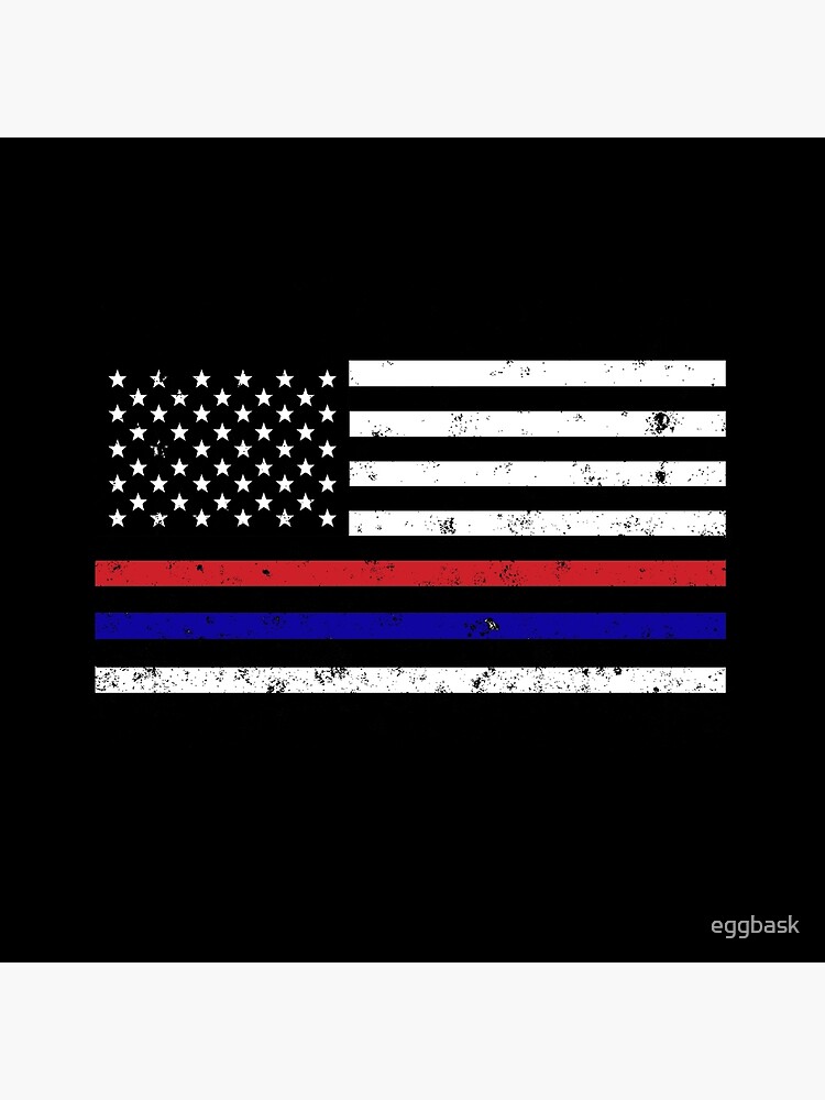 Thin Blue Line Thin Red Line Flags Home Living Wall D Cor Signs