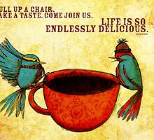 What my Coffee says to me - November 20, 2012 by catsinthebag