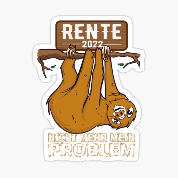 Pension Retirees Retirement Farewell Gift Sticker By Auviba