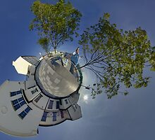 Cow Parade Panorama - Shirt Factory Horn, Derry by George Row
