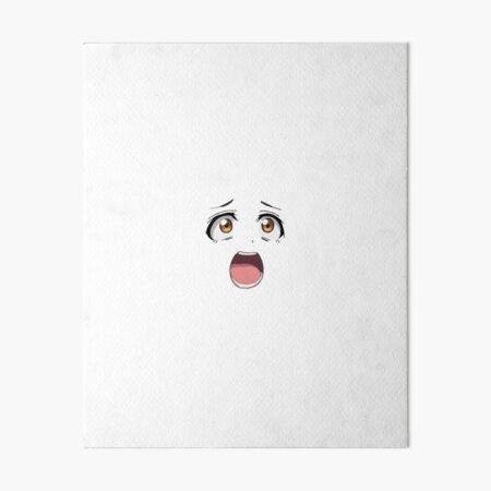 Ahegao Hentai Face Art Board Print For Sale By Norphy Redbubble