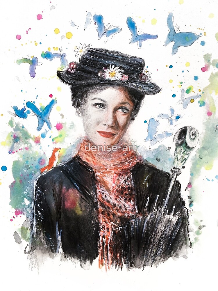 Mary Poppins Poster For Sale By Denise Art Redbubble