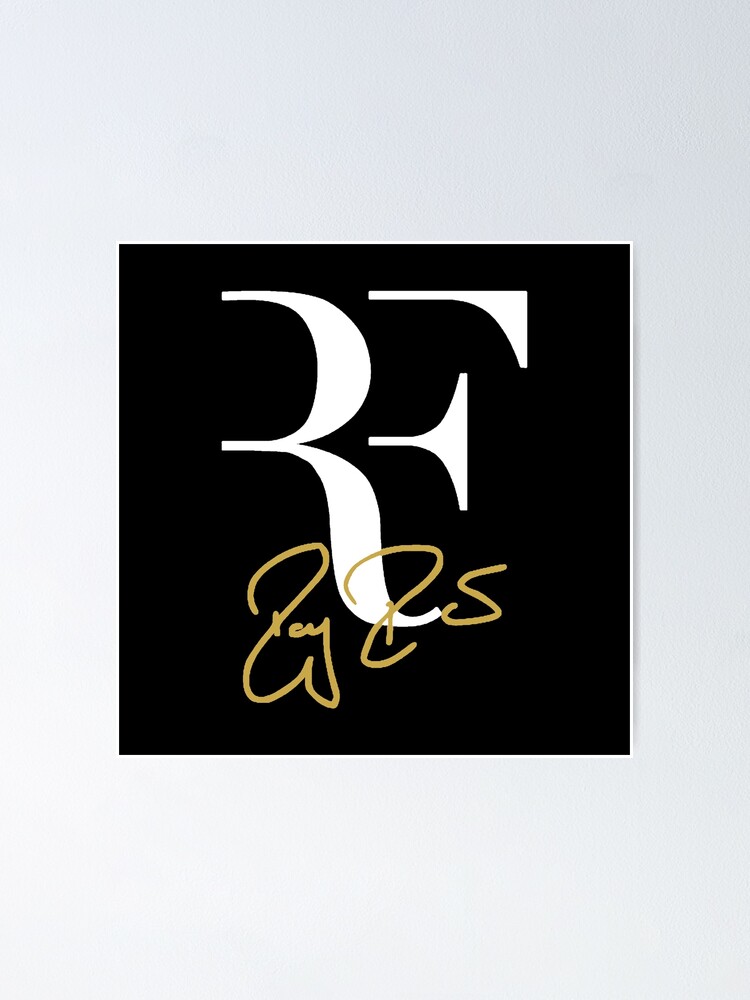 TENNIS ROGER FEDERER LOGO Poster For Sale By BradMcBride79 Redbubble