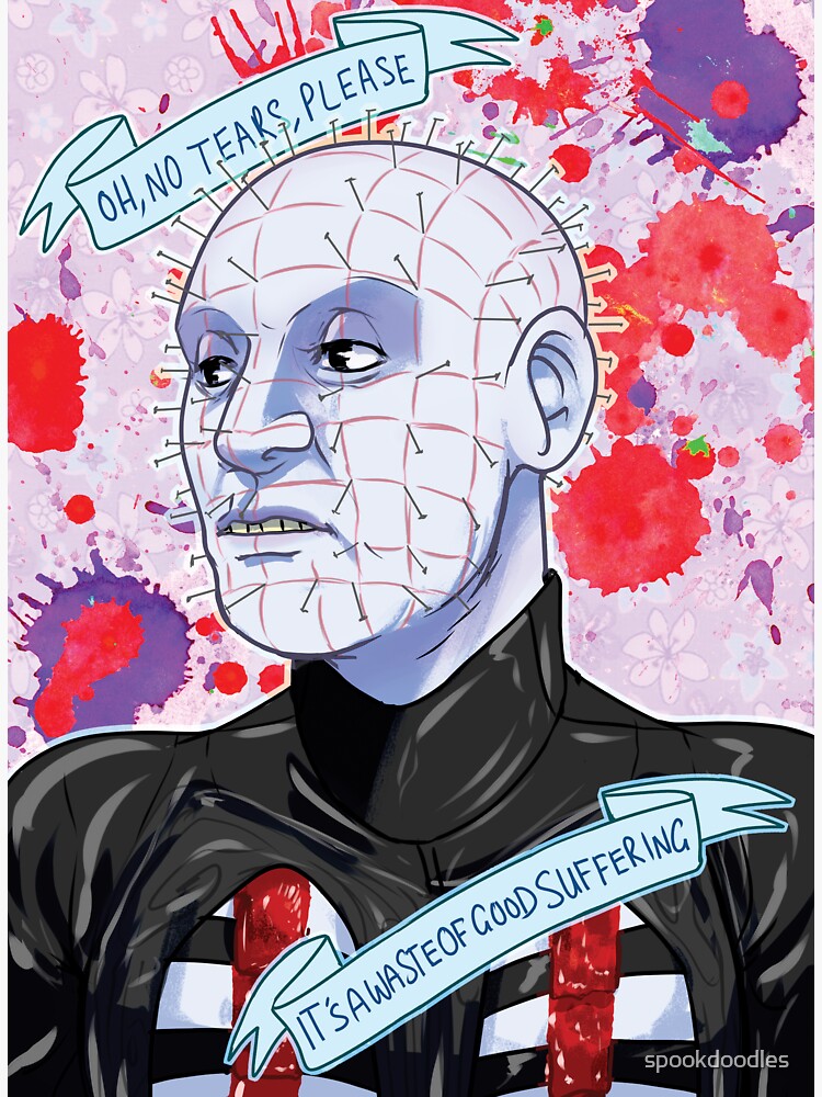 Pinhead Sticker For Sale By Spookdoodles Redbubble