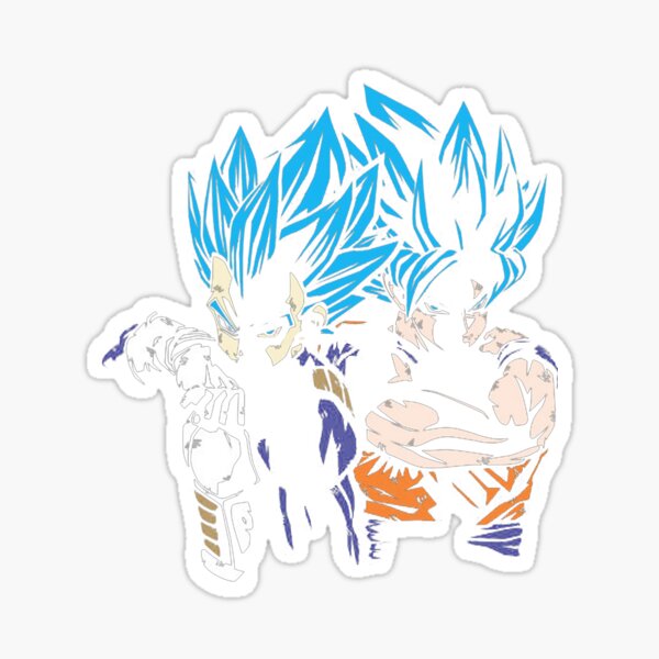 Dragon Ball Super Ultra Instinct Goku Vegeta Goku Vegeta Sticker