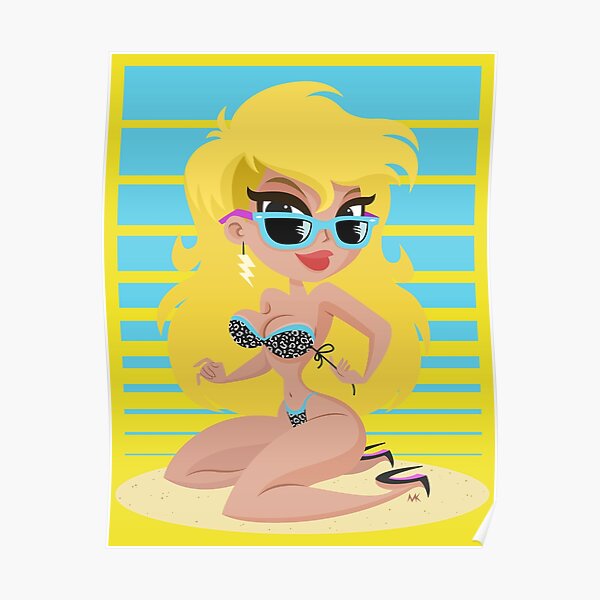 Bikini Babe Posters Redbubble My XXX Hot Girl