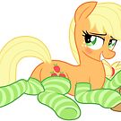 Applejack - Socks! by wingedwolf94