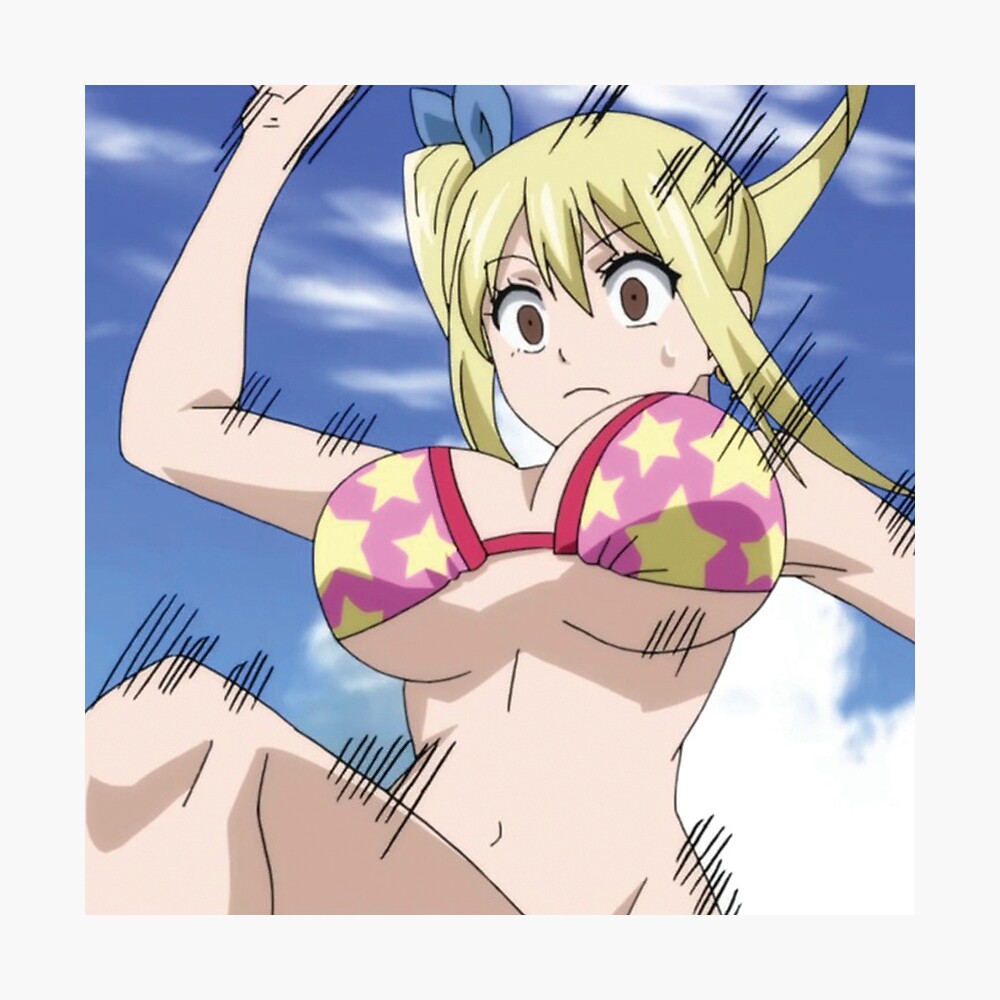 Foi Aveugle Fort Banjo Lucy Heartfilia En Bikini Boisson Navette Hochet