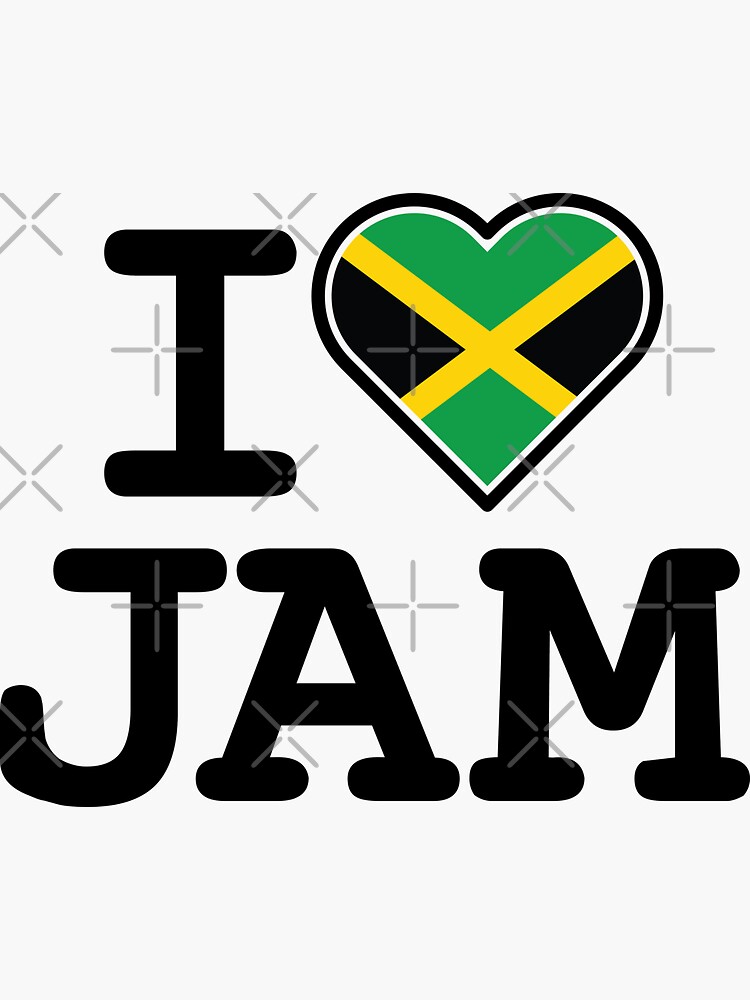 I Love Jamaica Olympic Country Code Sticker For Sale By Identiti