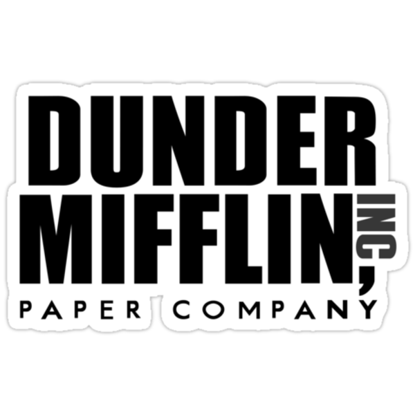 dunder-mifflin-paper-company-stickers-by-sarah-mac-redbubble