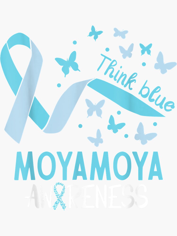 Moyamoya Awareness Butterfly Sticker For Sale By Tomekacrj Redbubble