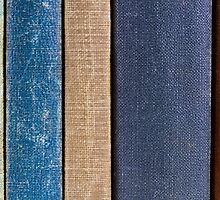 Old Books on a Shelf by Kenneth Keifer