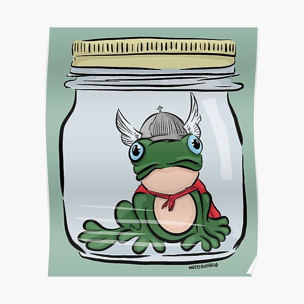 Frog Thor Poster By Donagi14 Redbubble