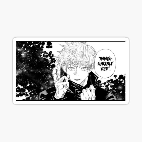 Goju Satoru Jujutsu Kaisen Sticker For Sale By Streethypestore