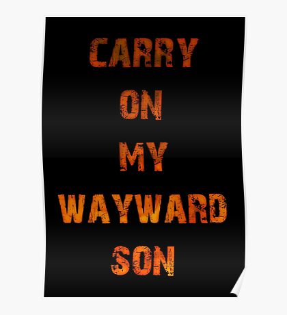 carry on my wayward son book