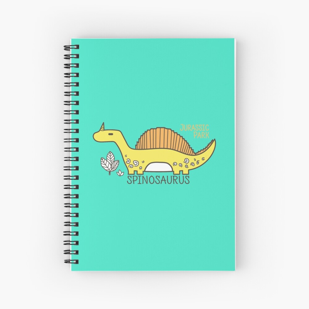 Cuaderno De Espiral Dinosaurios Jurassic Park Adorable De Patrones