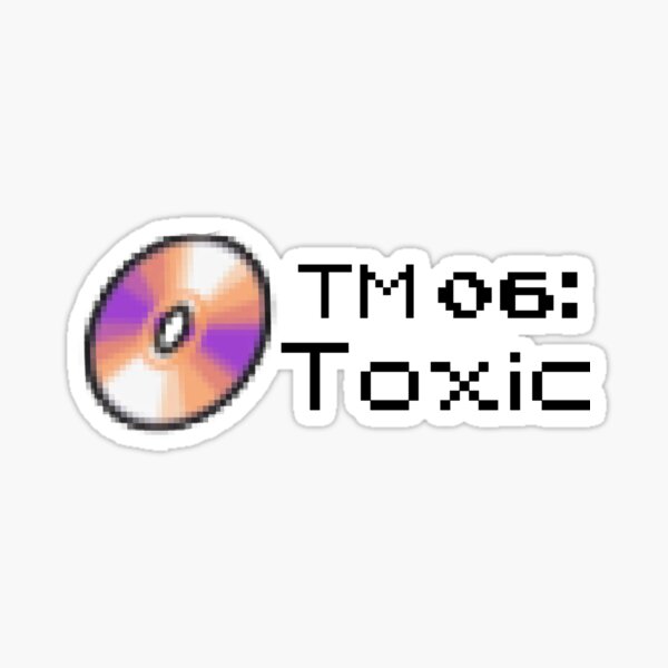 Tm Toxic Sticker For Sale By Smeargledesign Redbubble