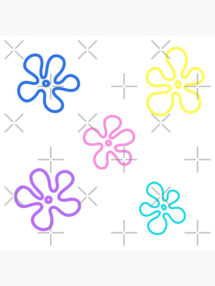 Bikini Bottom Flowers Bundle Spongebob Pastel Flower Svg Off