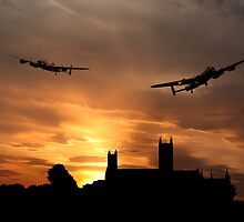 Lincolnshire Lancasters by J Biggadike